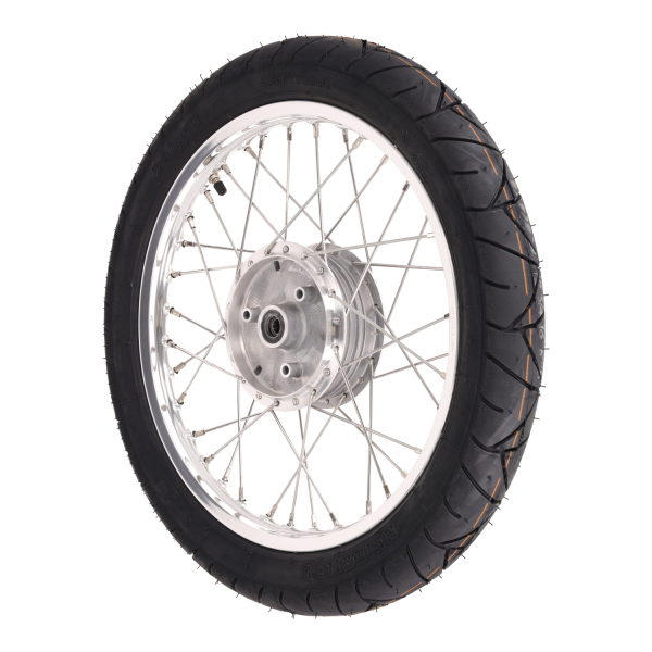 Komplettrad, Alufelge (hinten) 1,50x16 mit HEIDENAU K55, Simson S50, S51, S53, S70, KR51, SR4-